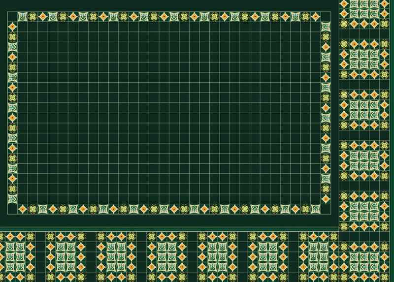Green Panel Wallpaper