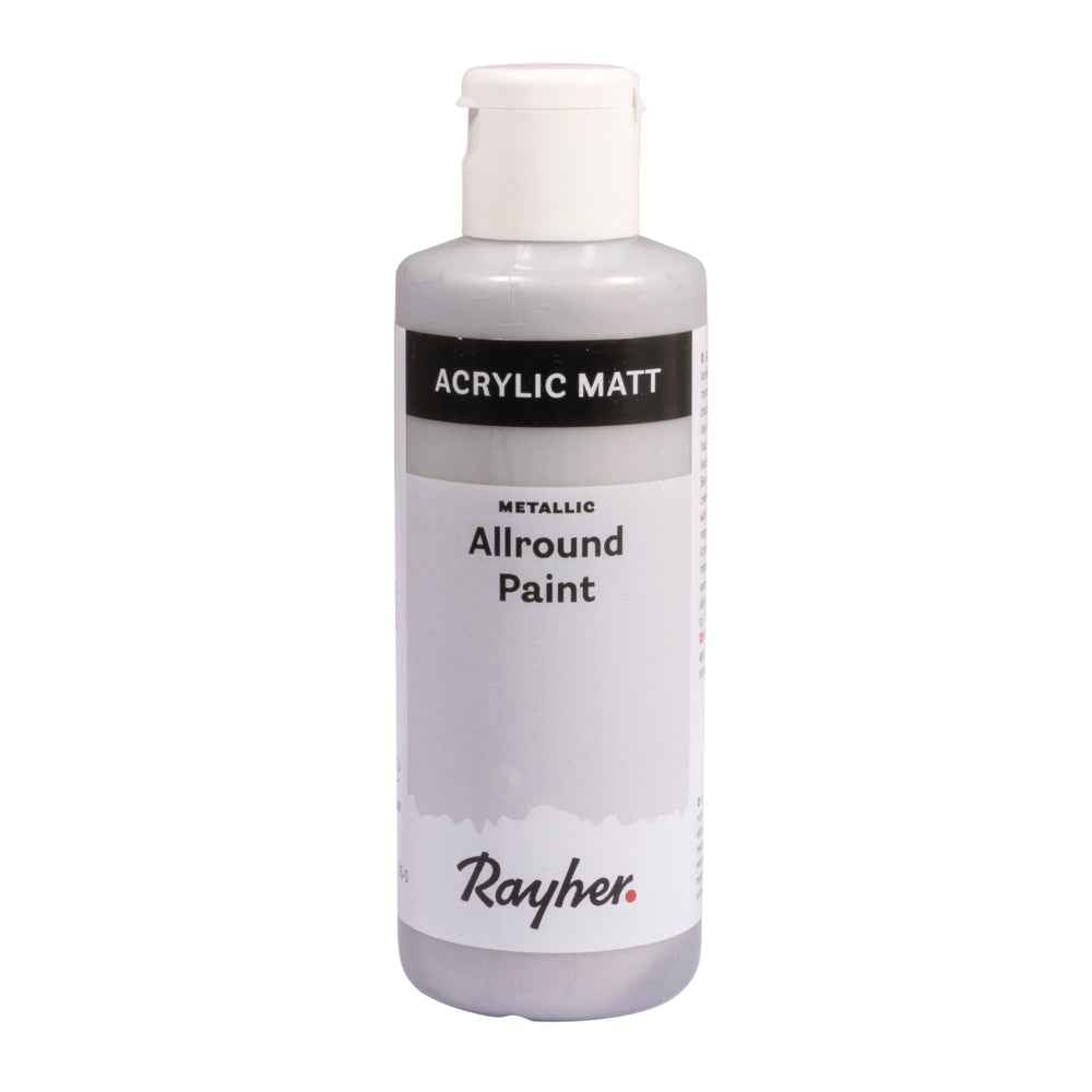 Allround Paint acrylverf Metalic Zilver