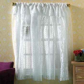 White Lace Curtains