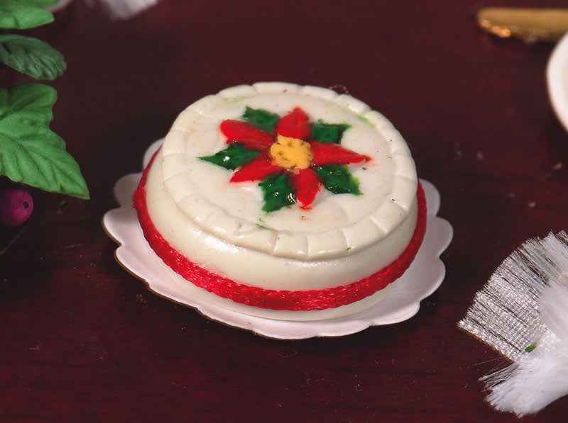 Kersttaart met decoratie