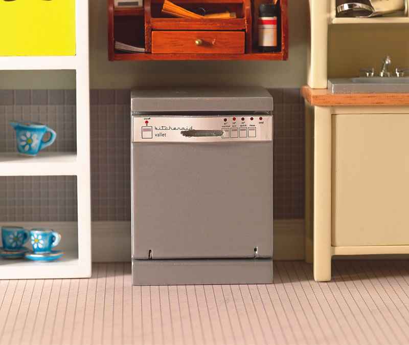 Zilveren vaatwasmachine