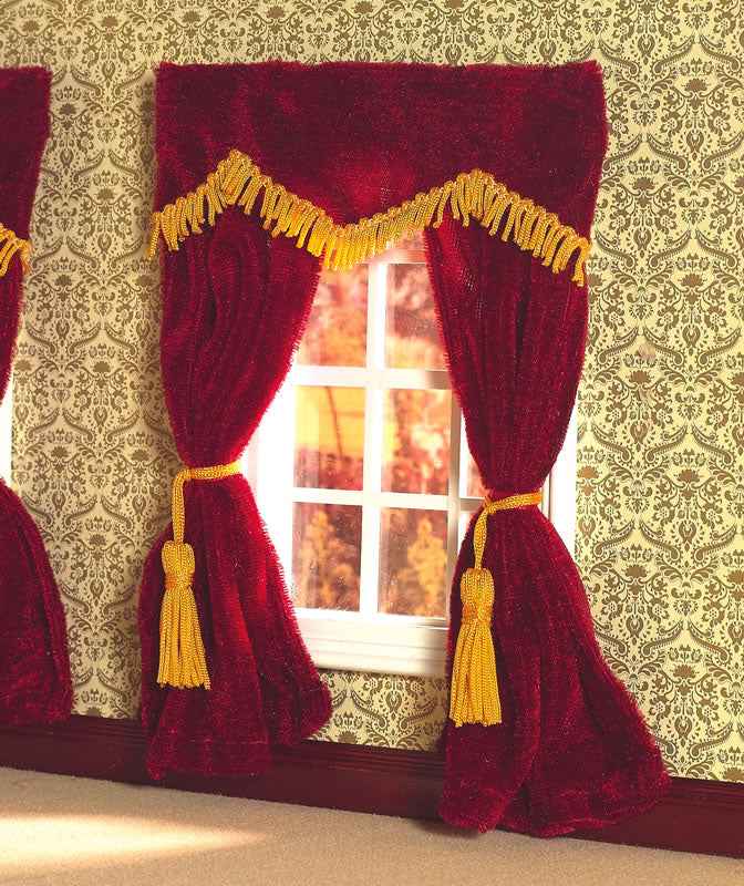 Red Velvet Curtains