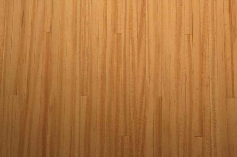 Grenen houten vloer