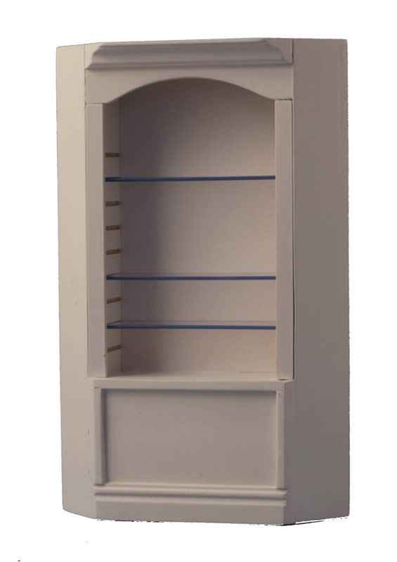 Witte luxe plankenkast