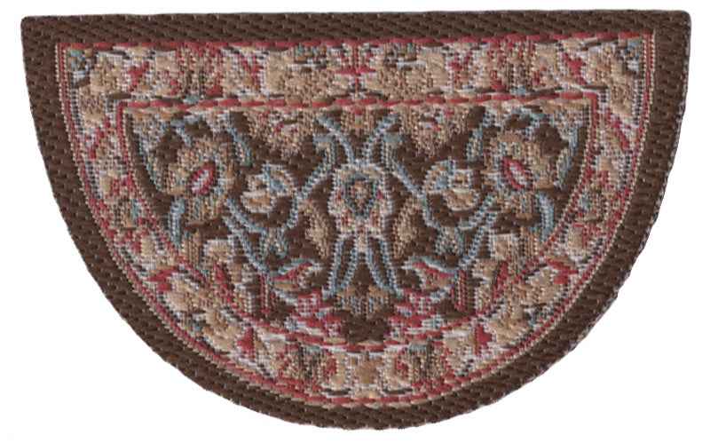 Ovale bloemen mat
