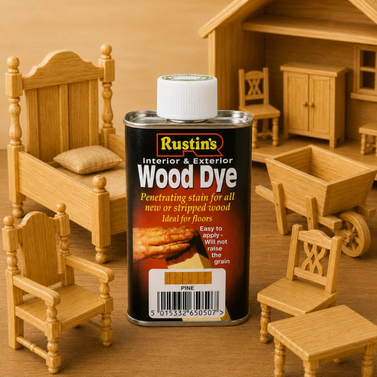 Rustins Houtbeits Vuren 250 ml