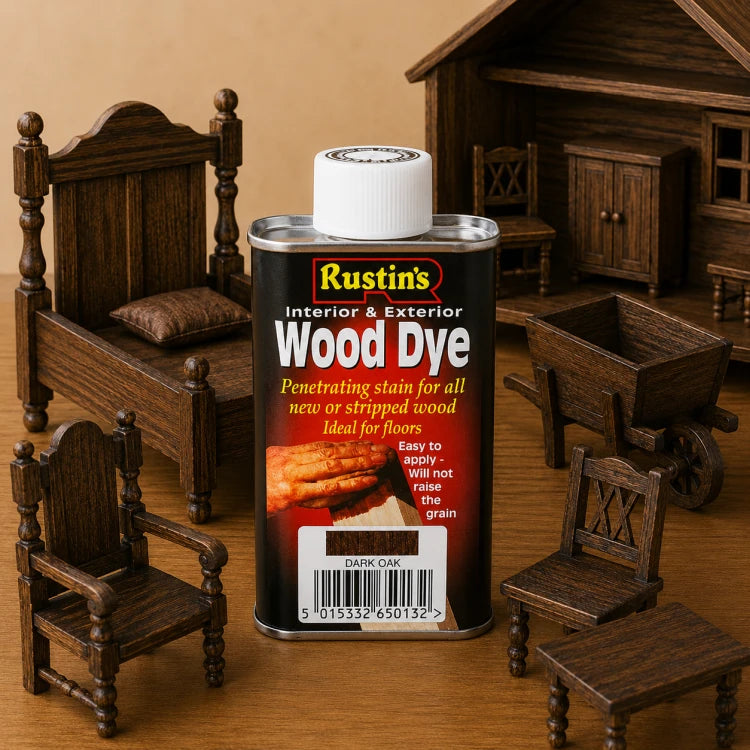 Rustins Houtbeits Donker Eiken 250 ml