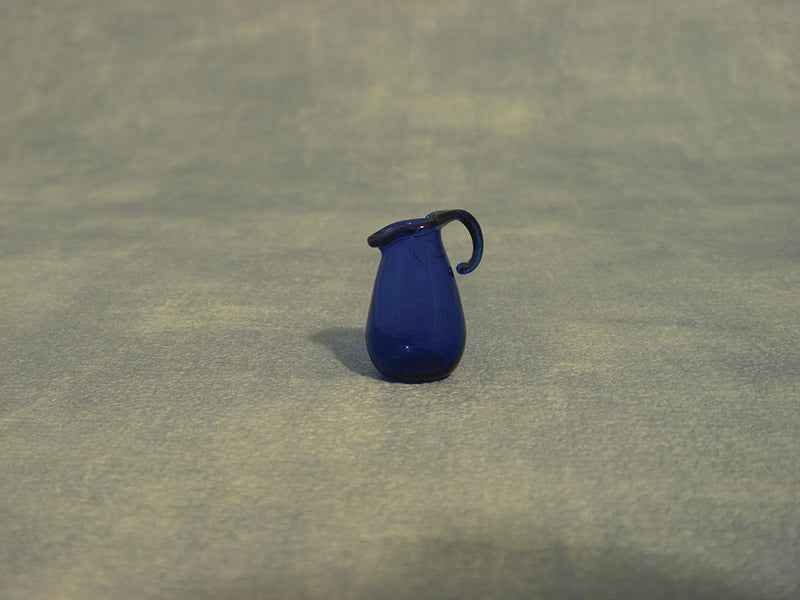 Melk- cq Limonadekan, glas, blauw