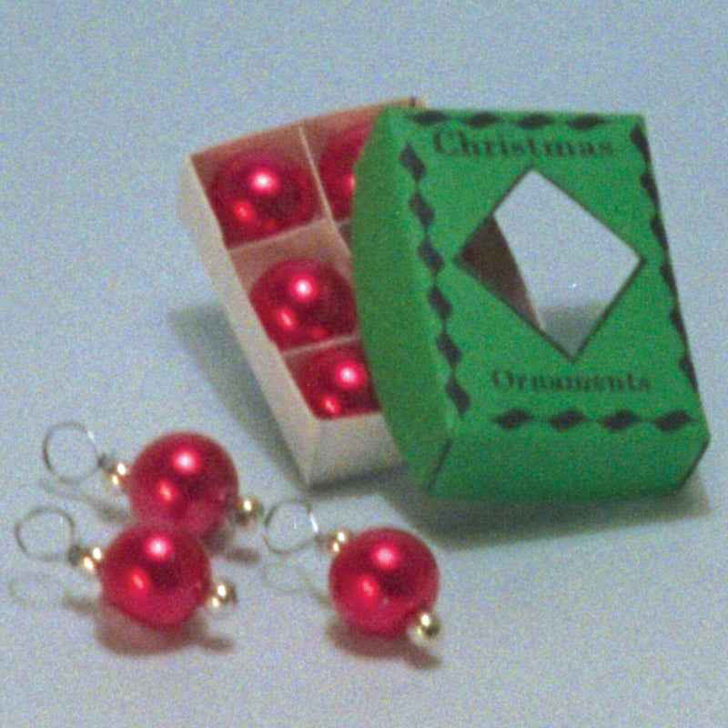 Rode kerstballen