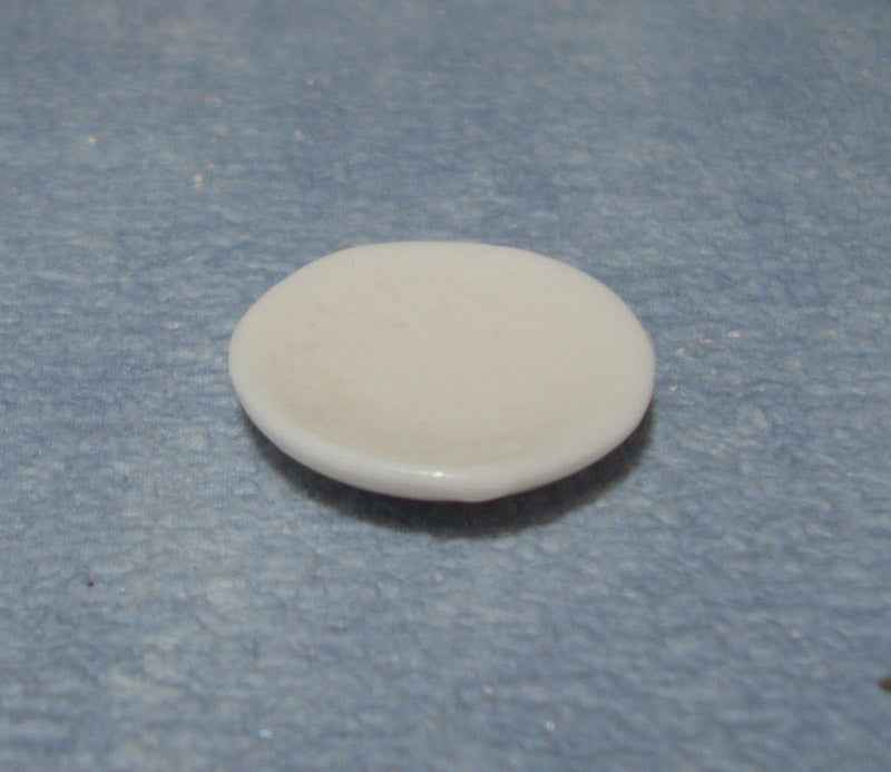 Moderne witte borden, 12 stuks