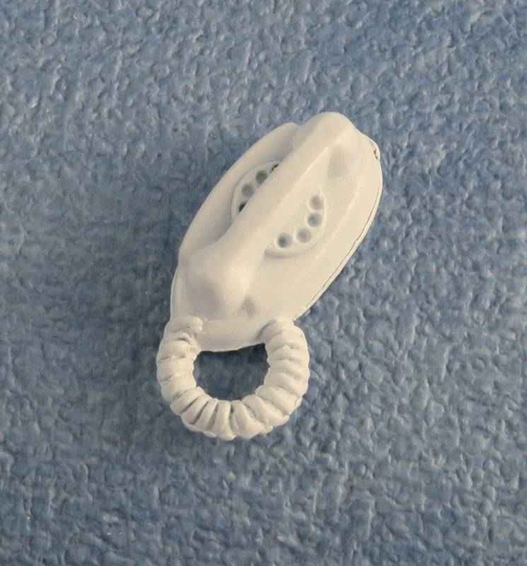 Witte telefoon