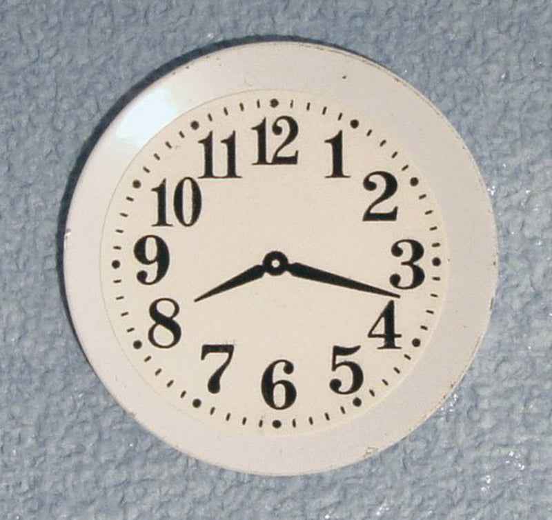Keukenklok, wit, modern