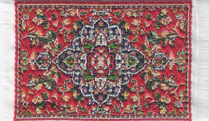 Vloerkleed rood 5 x 7cm