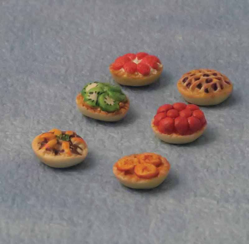 Fruittaartjes, 6 stuks