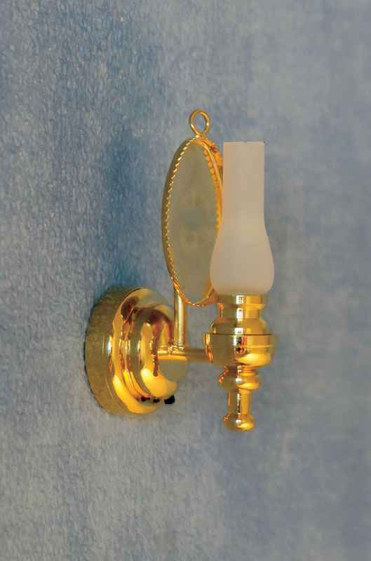 Messing wandlamp (LED)