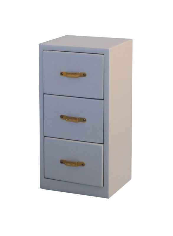 Witte ladenkast