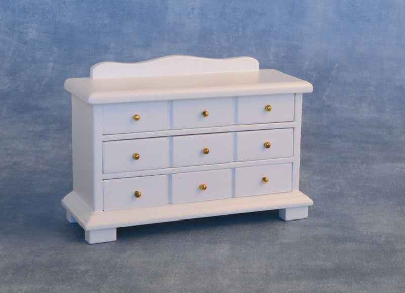 Wit dressoir met 9 laden