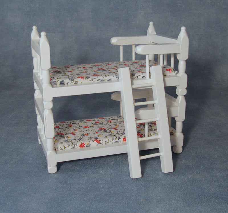 Stapelbed wit
