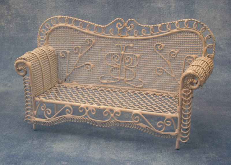 White Garden Sofa