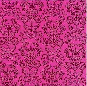 Behang Renaissance pap Rood/Rood