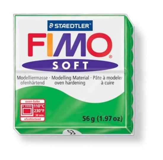 Fimo soft kleurnr 53, tropisch-groen,