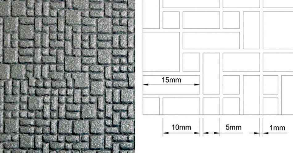 Gemixte tegels, 6mm