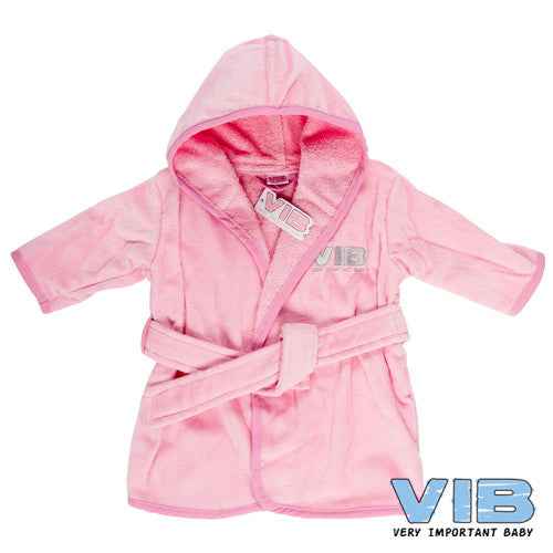 Badjas 'VIB' Roze+Zilver