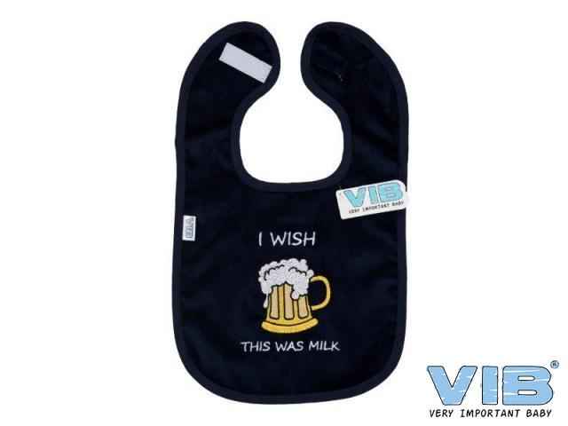 Slabber 'I WISH THIS WAS MILK' (with beer) Navy