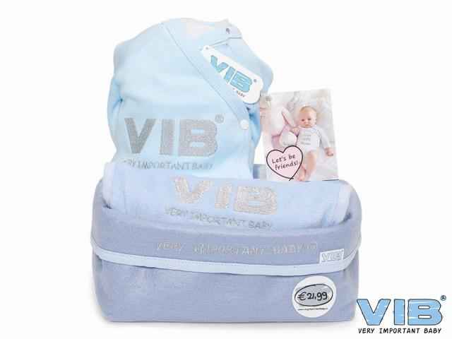 21 - GIFT PAKKET MET COMMODEMANDJE BOY L 1.1 VIB BLUE