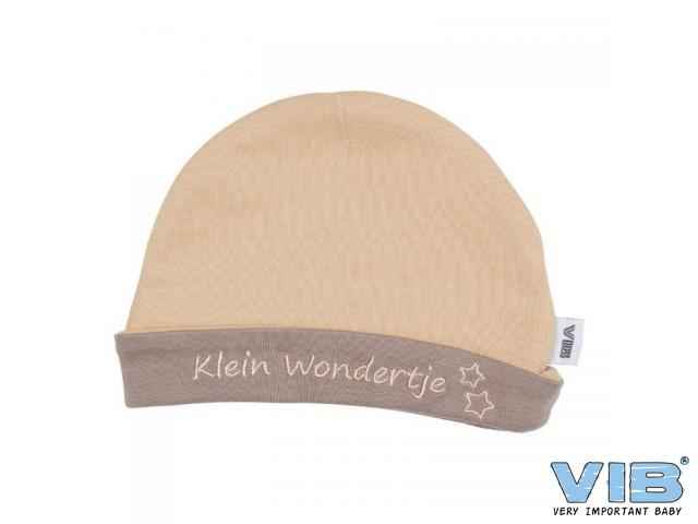 mutsje klein wondertje beige