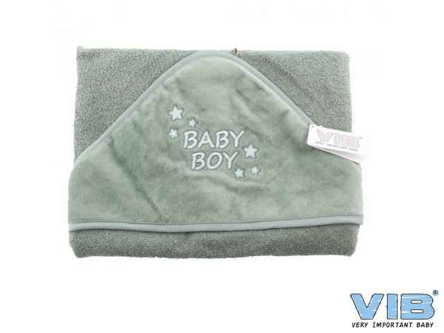 Badcape Baby Boy Mosgroen