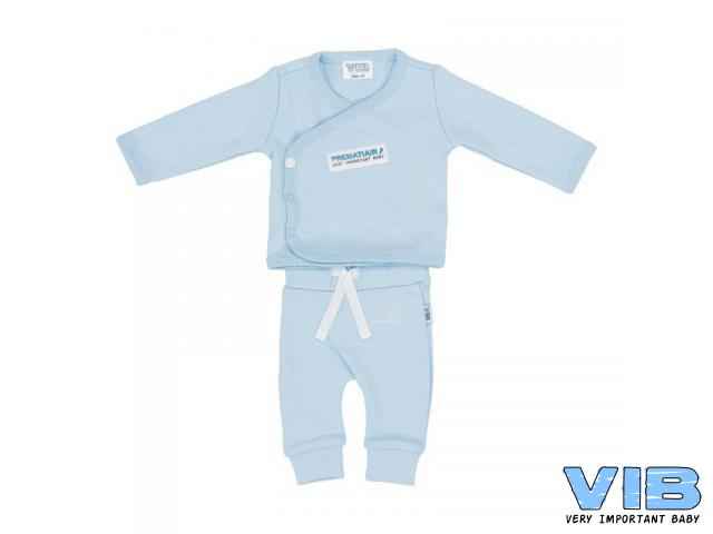 2-Delige Setje Prematuur Blauw