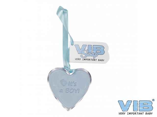 Hart Zeepje Blauw 'It's a boy'