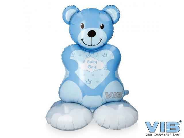 Folie Ballon Beer 89cm 'Baby Boy Blauw