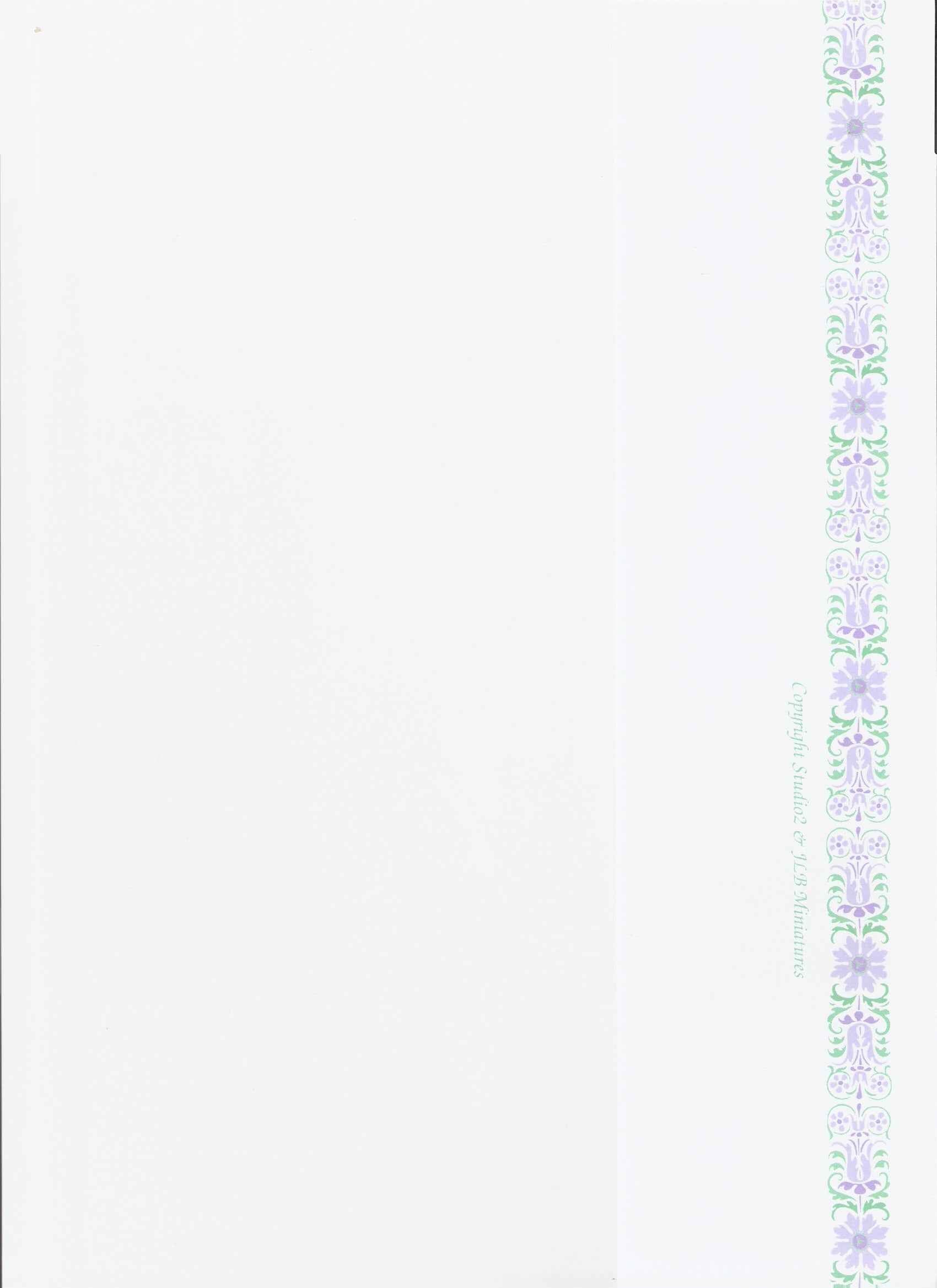 Behang rand Glasgow Lilac