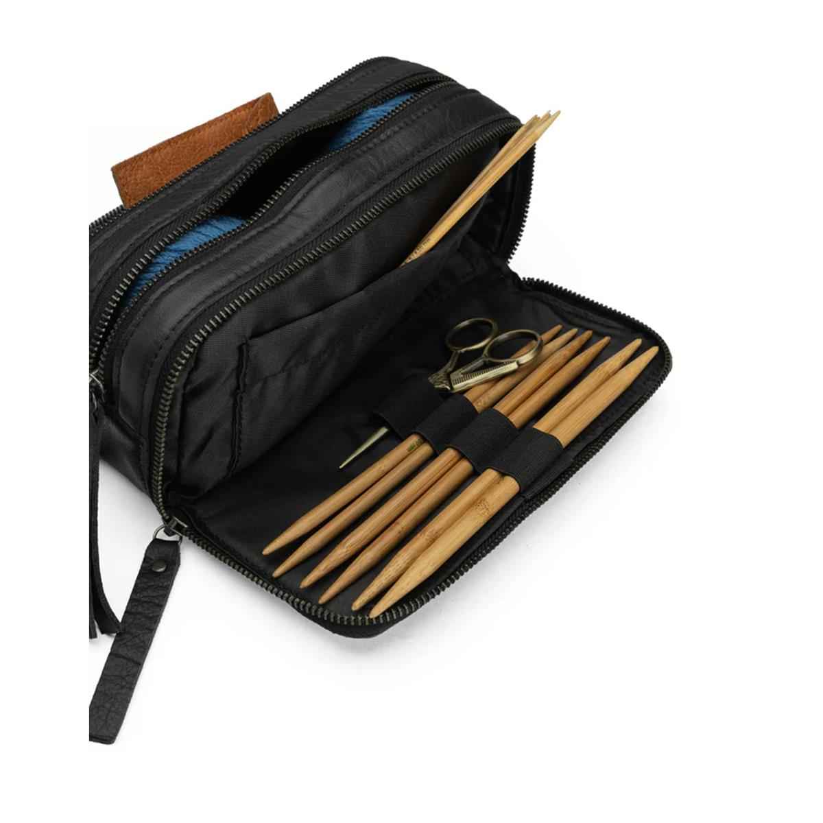 MUUD Harmony leren handwerktas, Black