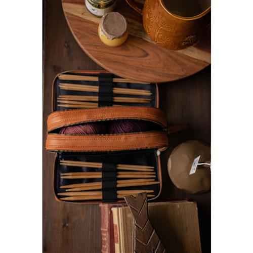 MUUD Harmony leren handwerktas, Whiskey