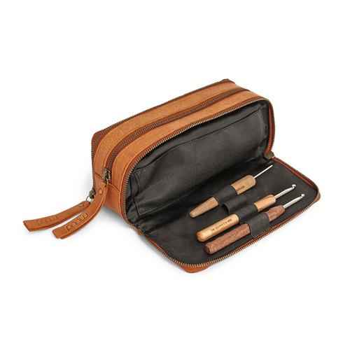 MUUD Harmony leren handwerktas, Whiskey