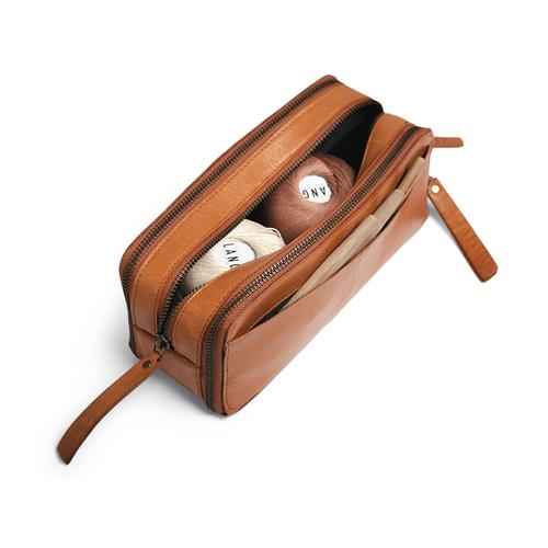 MUUD Harmony leren handwerktas, Whiskey