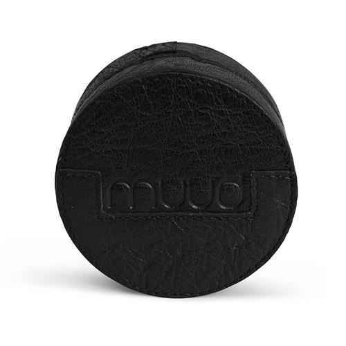 MUUD Emeli.leren ronde kubus voor naalden, Black