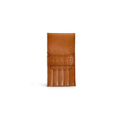 MUUD Eva leren etui voor naalden, Whiskey