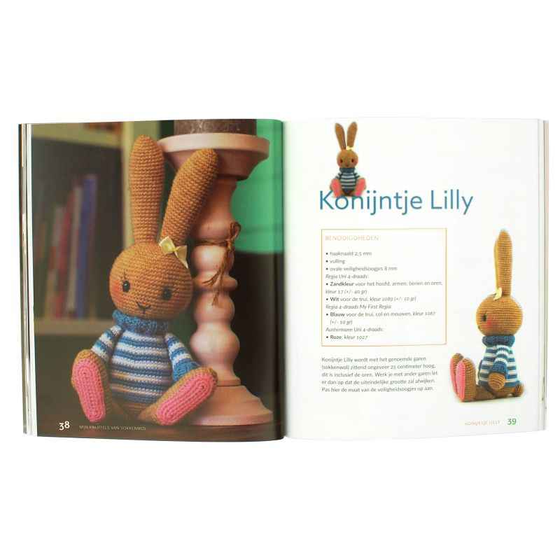 Boek Mijn knuffels van sokkenwol