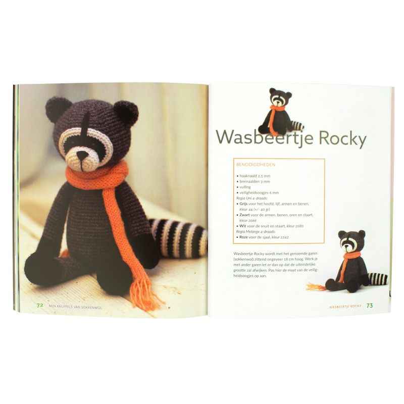 Boek Mijn knuffels van sokkenwol
