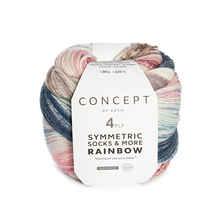 Katia Symmetric Socks & More - Rainbow