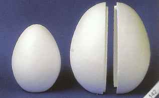 Tempex eieren 21cm, 2 delig