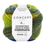 Katia Symmetric Socks & More Chromatic