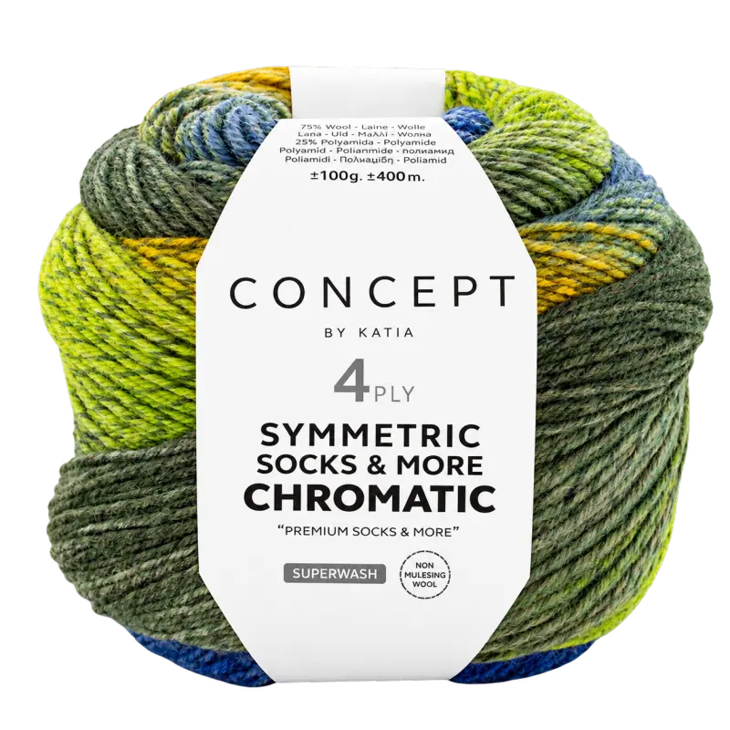 Katia Symmetric Socks & More Chromatic
