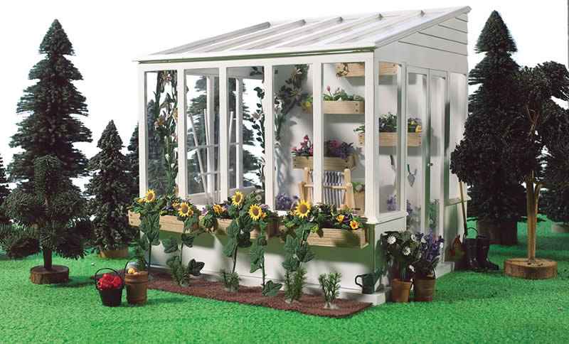 Greenhouse Conservatory, Fully Painted
