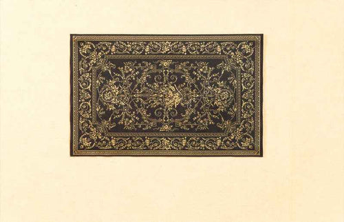 'Georgian' Ebony & gouden kleed
