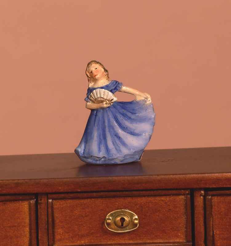 Beeldje dame in het blauw
